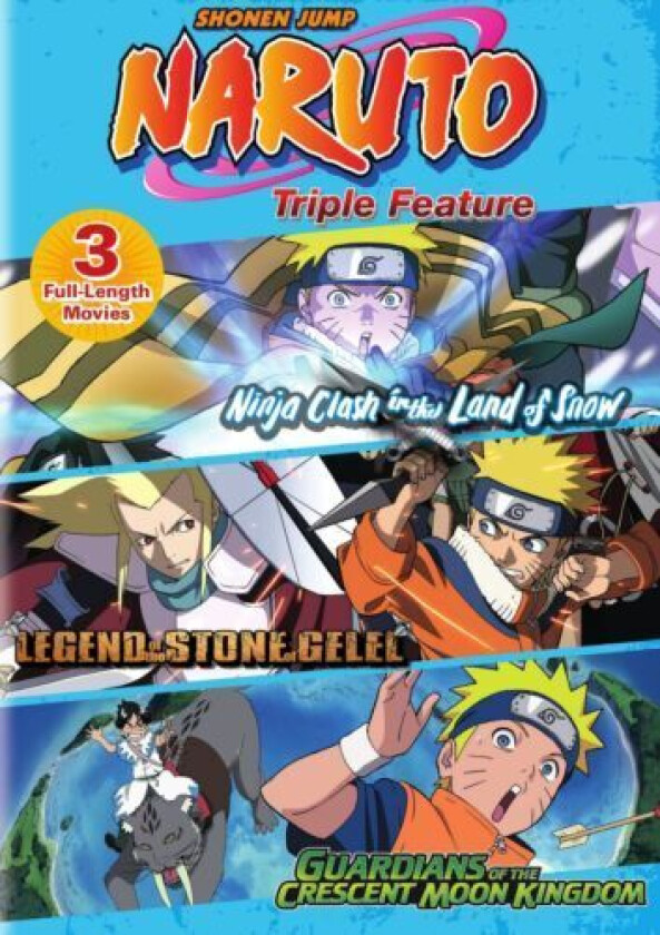 Naruto Movies Triple Feature  [Regi DVD Region 2