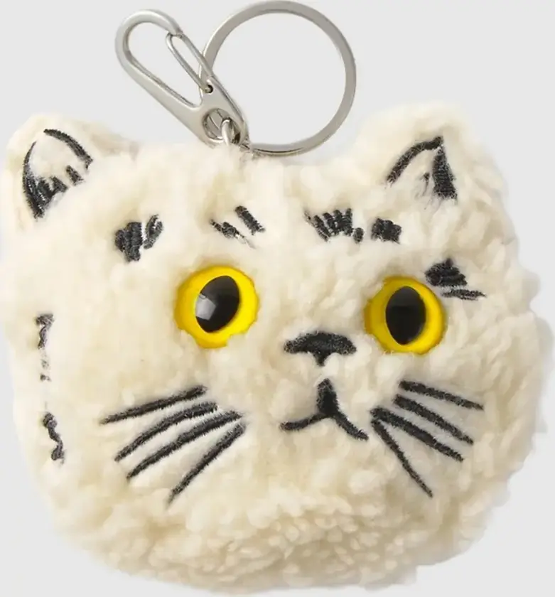 Luna Cat Bag Charm grå