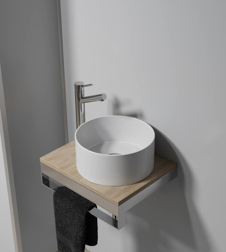 Baderomsp 172 s polargrå prosj 2720 polargrå 11x620x2720mm