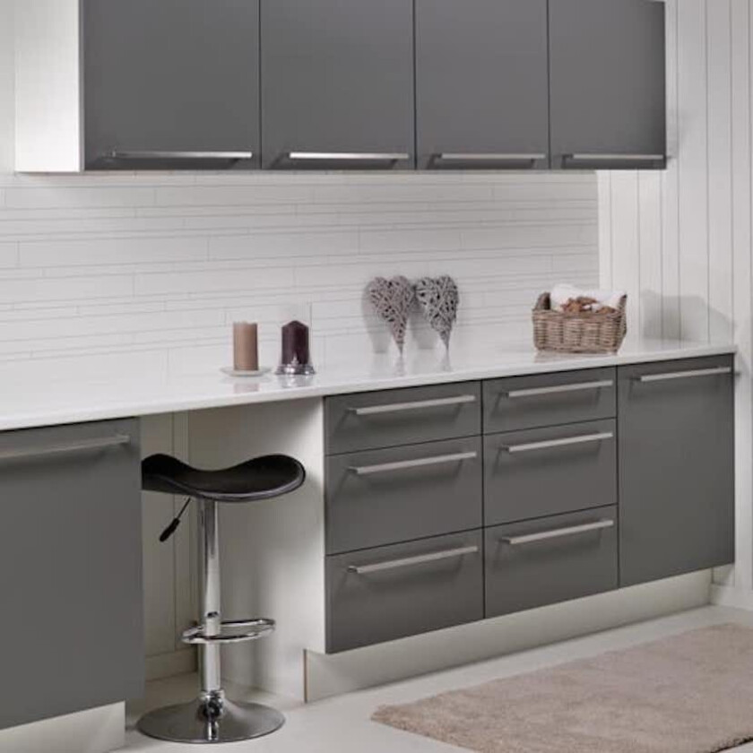 Kjøkkenplate white slate 4091-km99 sl 11x620x580mm