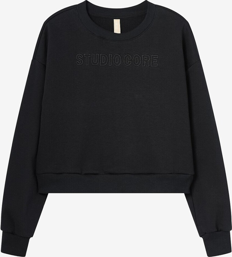 Collegegenser Girl Sweat Crewneck Core - Svart