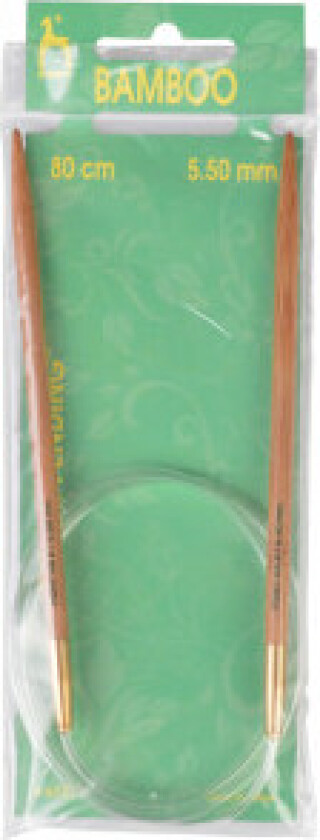 Rundpinner Bambus 80cm 5,50mm / 31.5in US 9