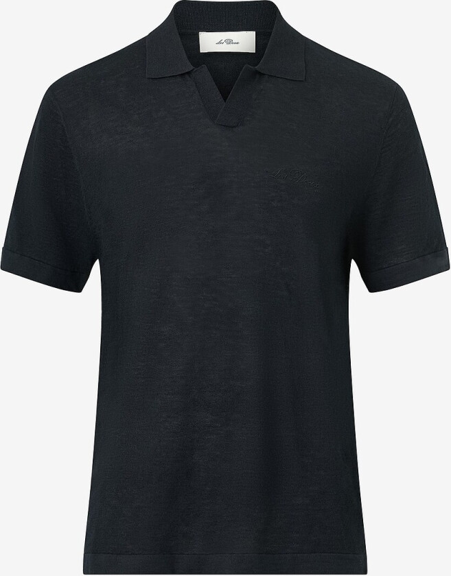 Pologenser Emmanuel Knit Polo - Svart