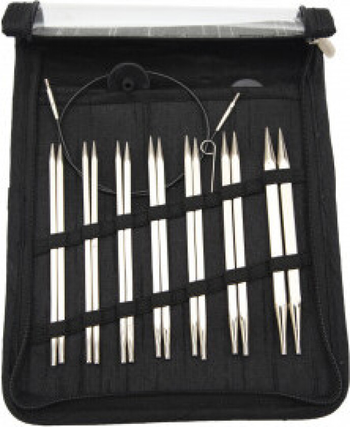 Nova Cubics utskiftbart rundpinnesett Messing 60-80-100cm 4-8m