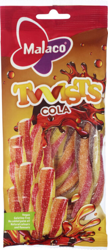 Cola Twist Nyheten Cola Twist er et spennende og gøyalt konsept med flere teksturer og smaker som pirrer smaksløkene.