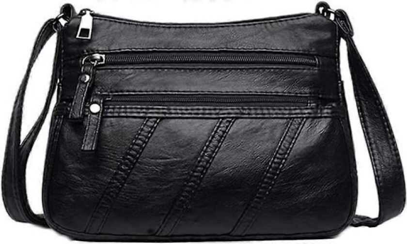 Myke PU-skinnvesker og skuldervesker for kvinner Crossbody-veske Cross Body Messenger-vesker
