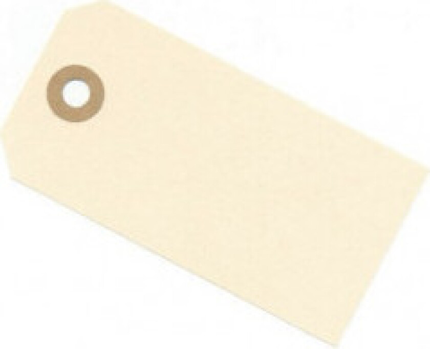 Manillamerker Natur 5x10cm - 10 stk