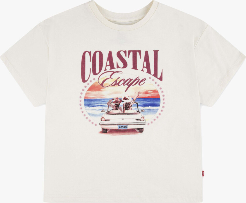 LVG Coastal GriLS SS T-skjorte, Antique White, 164 - T skjorter & Topper - Polyester,Bomull