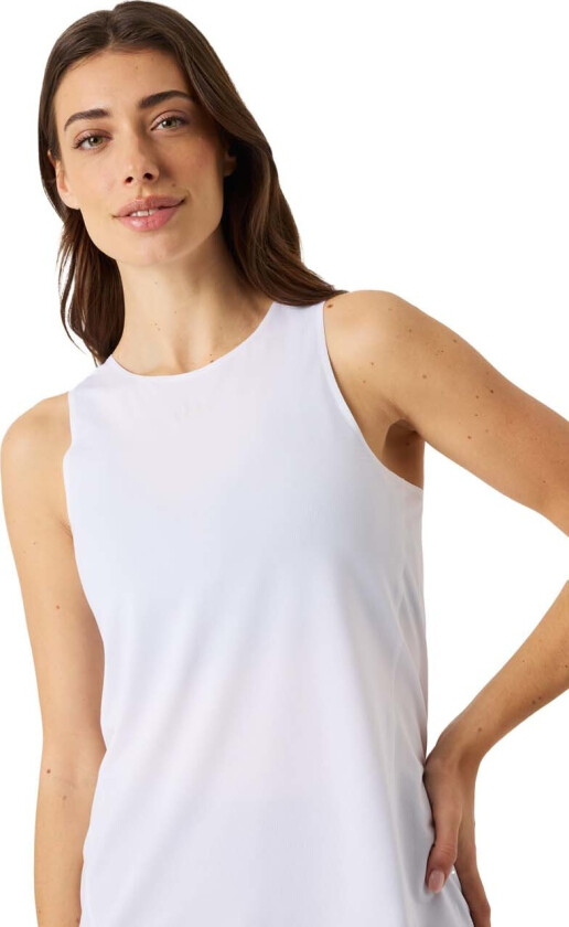 Women's Borg Running Feather Tank Brilliant White