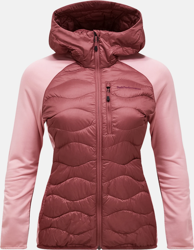 Helium Down Hybrid Hood Women - Rosa - Dame - Jakker - Høstjakker