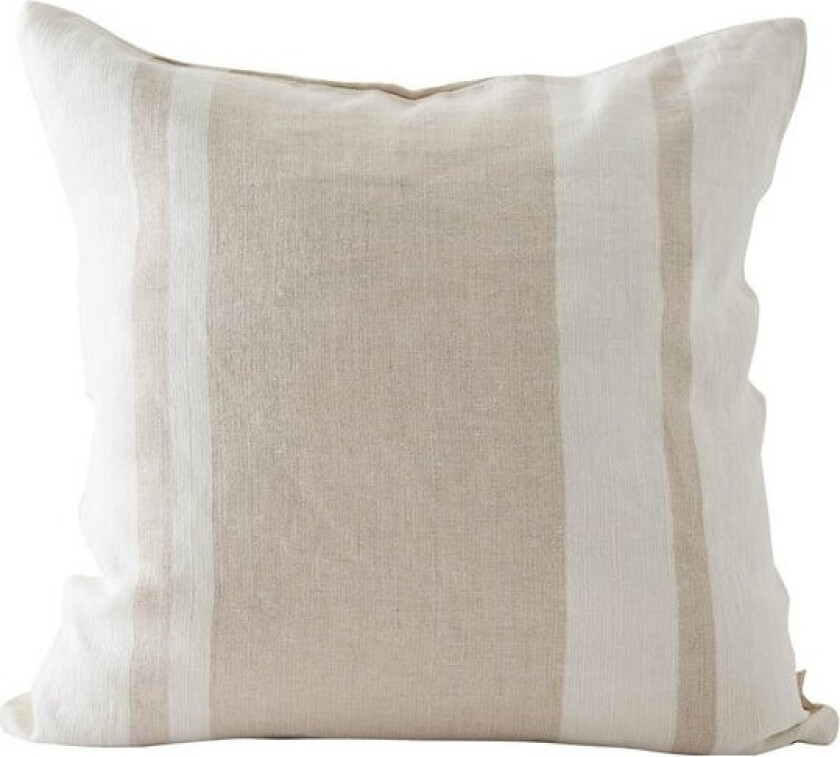 Jules putetrekk i lin 50x50 cm beige striper