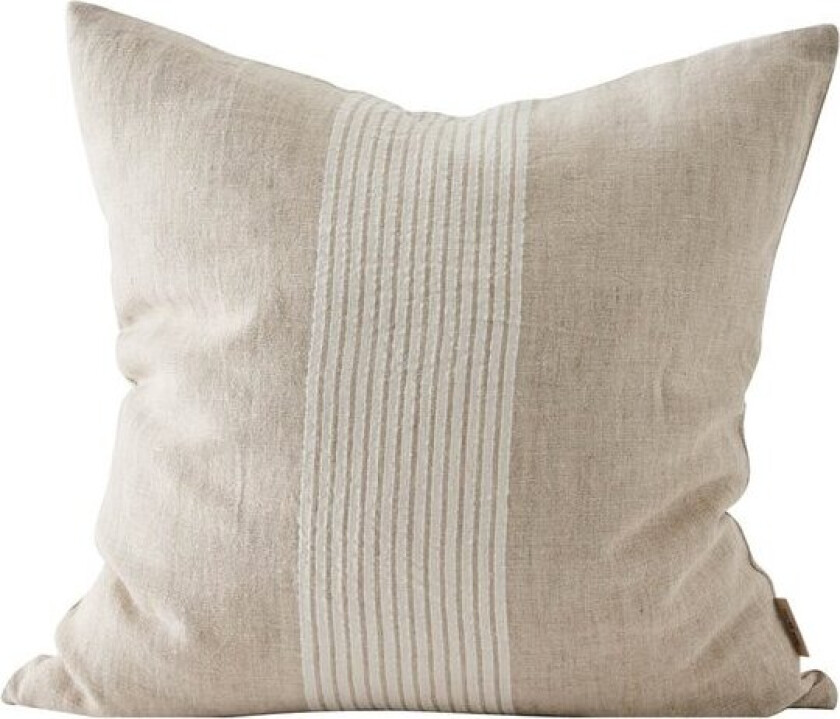 Colette putetrekk i lin 50x50 cm beige striper