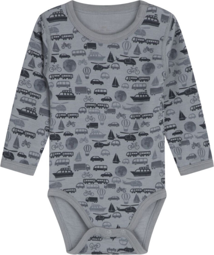 Body i Ull og Bambus Baloo Blue Wind - 62