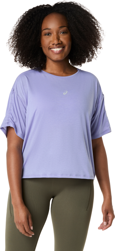 Asics Women's Nagino Run Adjustable Ss Top Bluebell