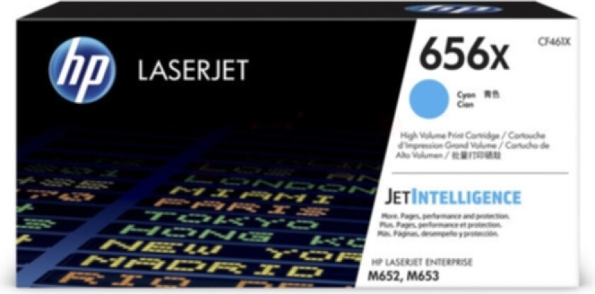 Hp Toner Cyan 656x - M652/m653