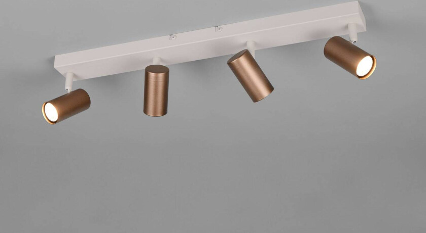 Spotlight Taryn, brun, lengde 62 cm, 4 lyskilder, GU10