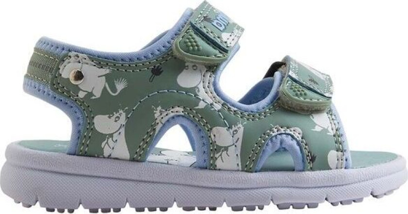 Reima Bungee Moomin sandaler, Stone Green