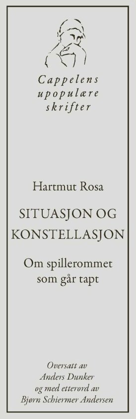 Situasjon og konstellasjon om spillerommet som går tapt