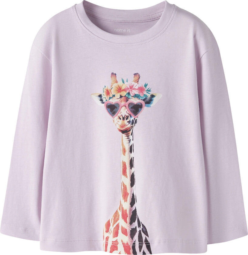 Genser - NmfVotea - Lavender Tåke/Giraffe Solbriller - - 5 år (110) - Genser