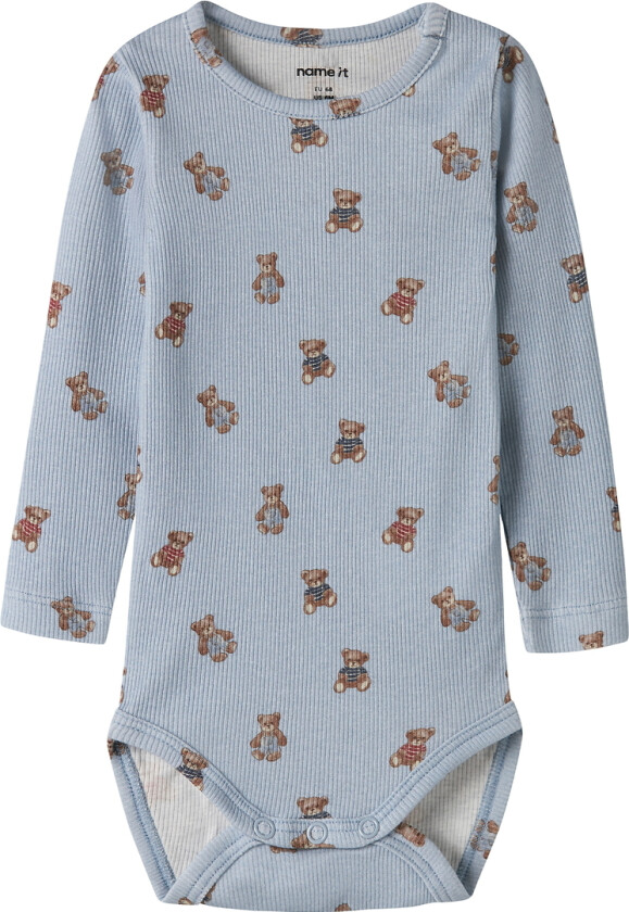 Body I/e - NbmDenkab - Blue Tåke - - 68 - Langermet Body