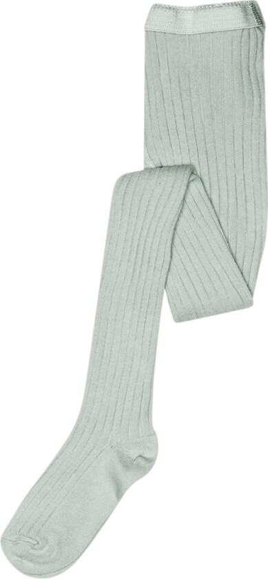 Strømpebukser - Rib - Grå Mist - - 150 - Strømpebukser