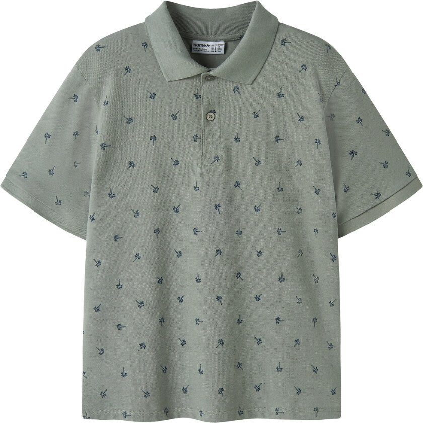 Genser - Polo - NkmVolo - Shadow/Palm - - 7-8 år (122-128) - Polo