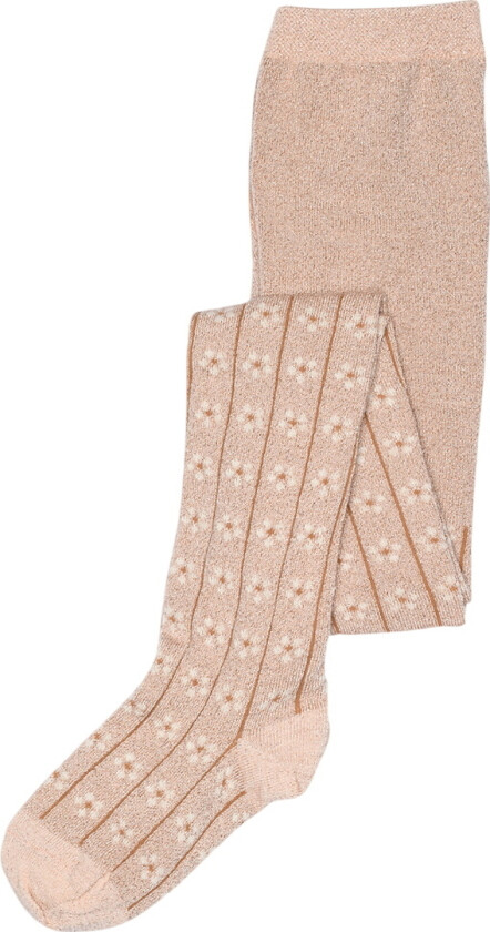 Strømpebukser - Oline Glitter - Rose Dust - - 70 - Strømpebukser