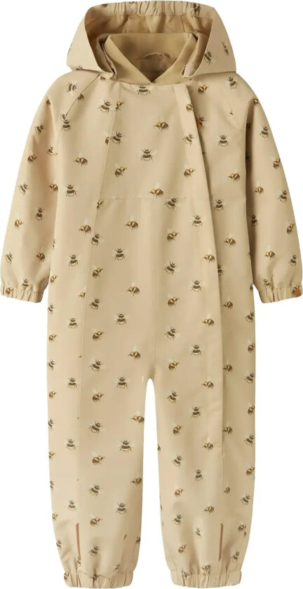 Nmnlamint Suit Aop Fo Lil - Beige - 80