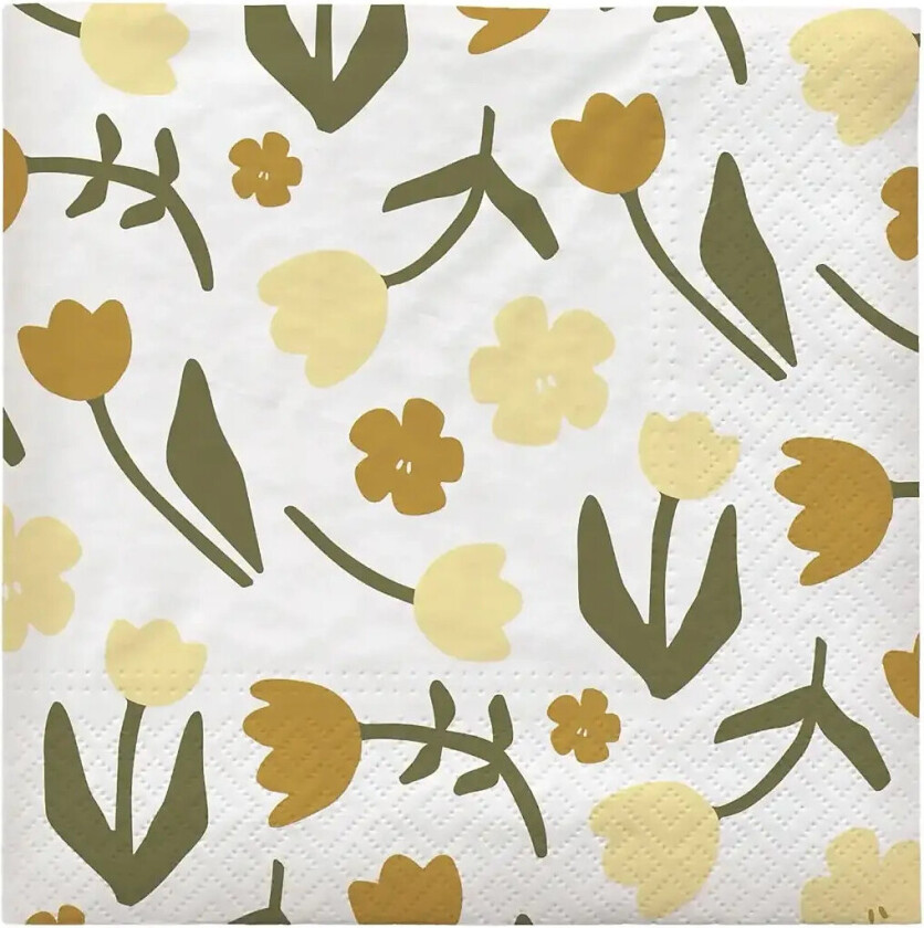 Rosita Paper Napkin - White - L 33CM