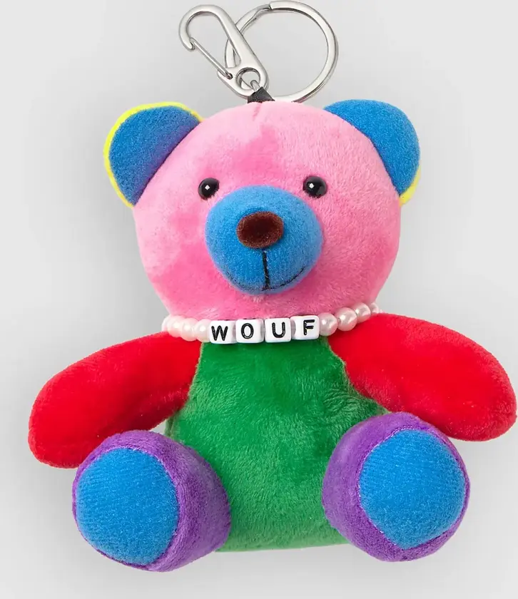 Rainbow Bear Bag Charm mønster