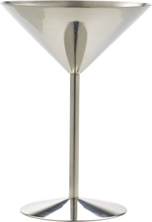 Rustfritt Stål Martini Glass 24cl - Genware