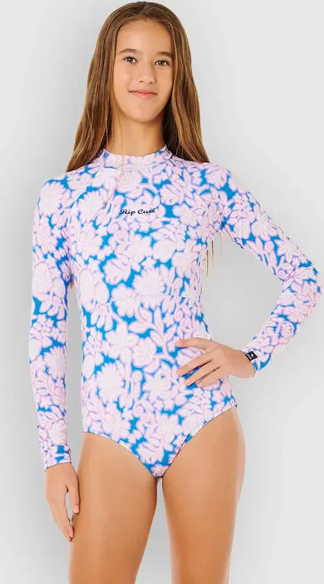 Sunshine UPF Ls Kids Våtdrakt blå