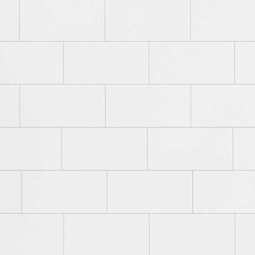 Kjøkkenplate Kitchen Wall Hvit Snø Subway 20x10 cm