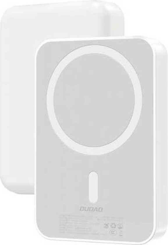 K26 Power Bank 10000mAh 20W USB-A / USB-C / MagSafe - Hvit
