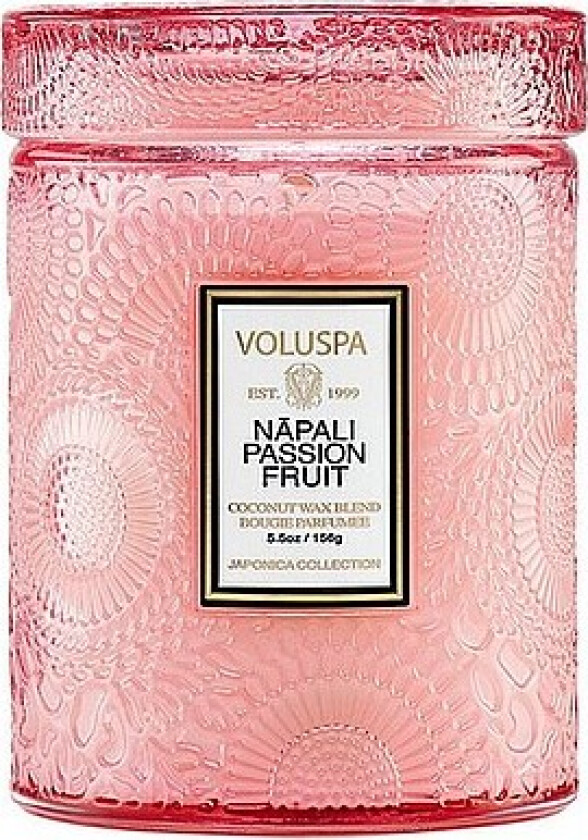 Nãpali Passion Fruit Small Jar Candle 50H - Rosa