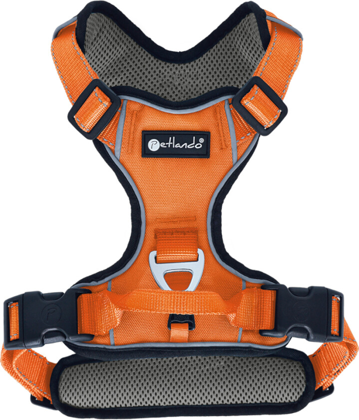 utendørssele, oransje - Størrelse L: 68 - 82 cm brystomkrets