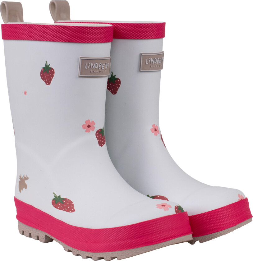 Kids' Sjövild Rubber Boot White/pink