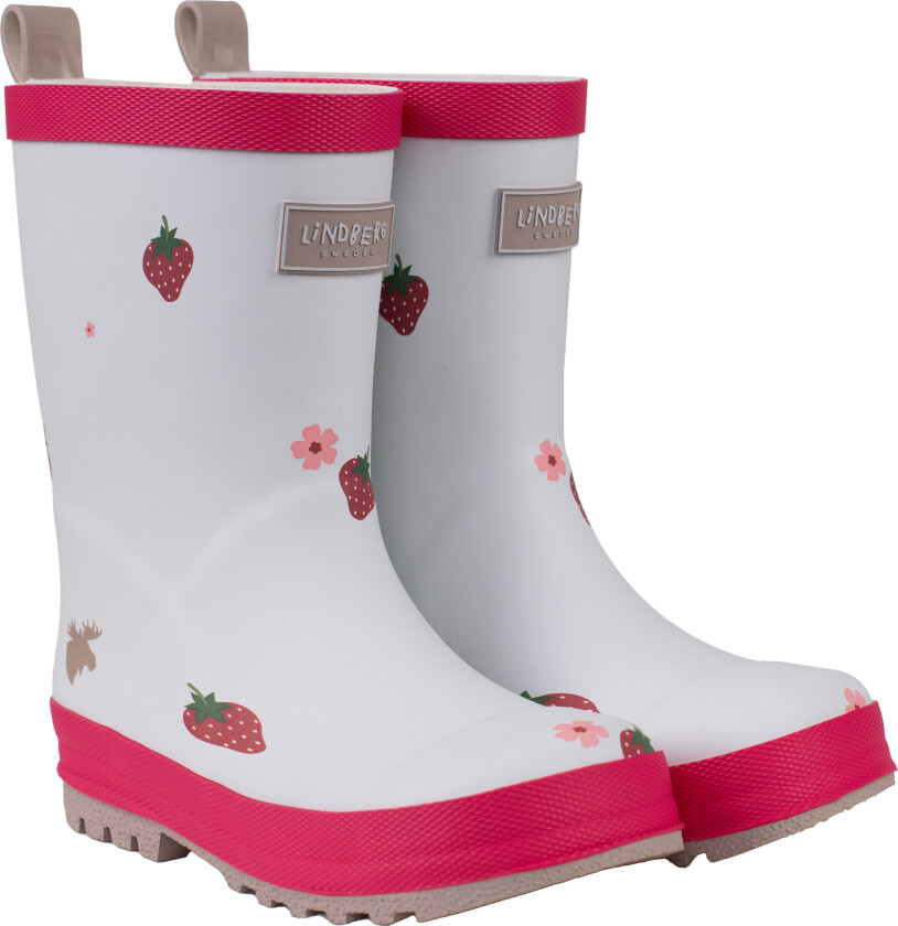 Kids' Sjövild Rubber Boot White/pink