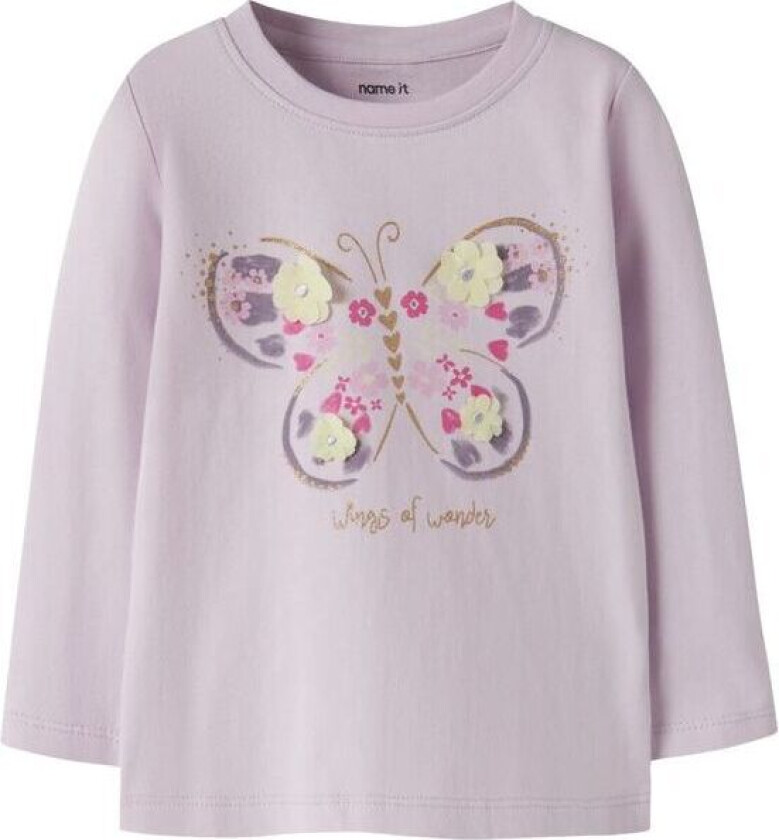 Name It Nmfdeppa genser til småbarn, Lavender Fog
