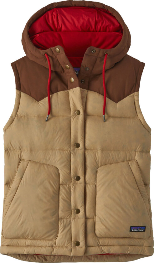 Bivy Hooded Vest Dame Tinamou Tan S