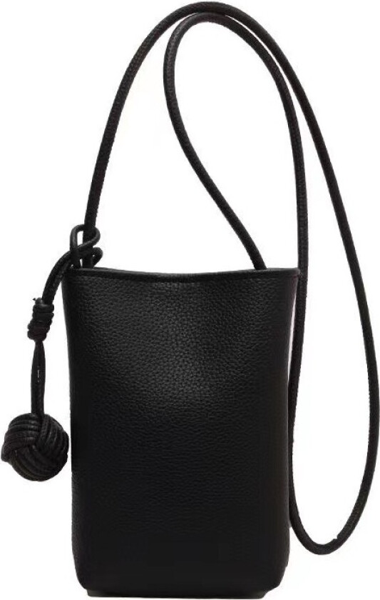 Elegant mini crossbody telefonveske for kvinner Black