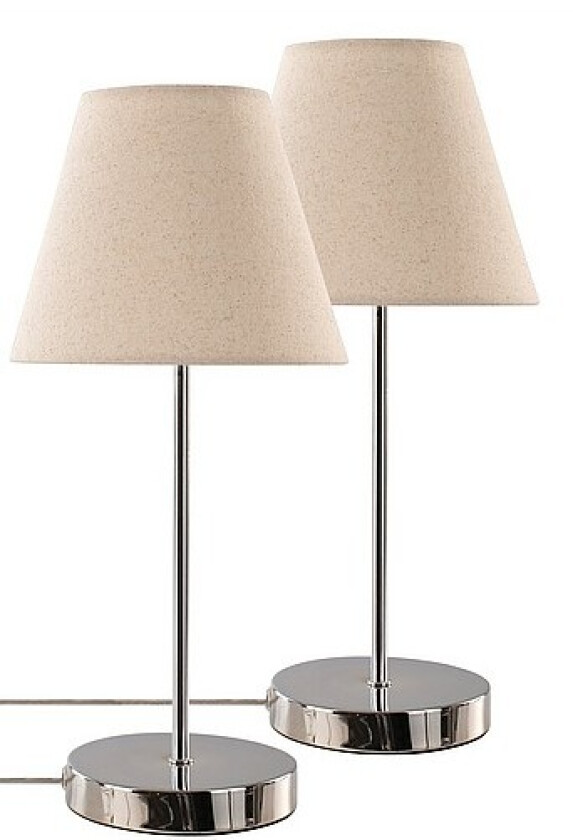 LASSE 2-pakke bordlampe