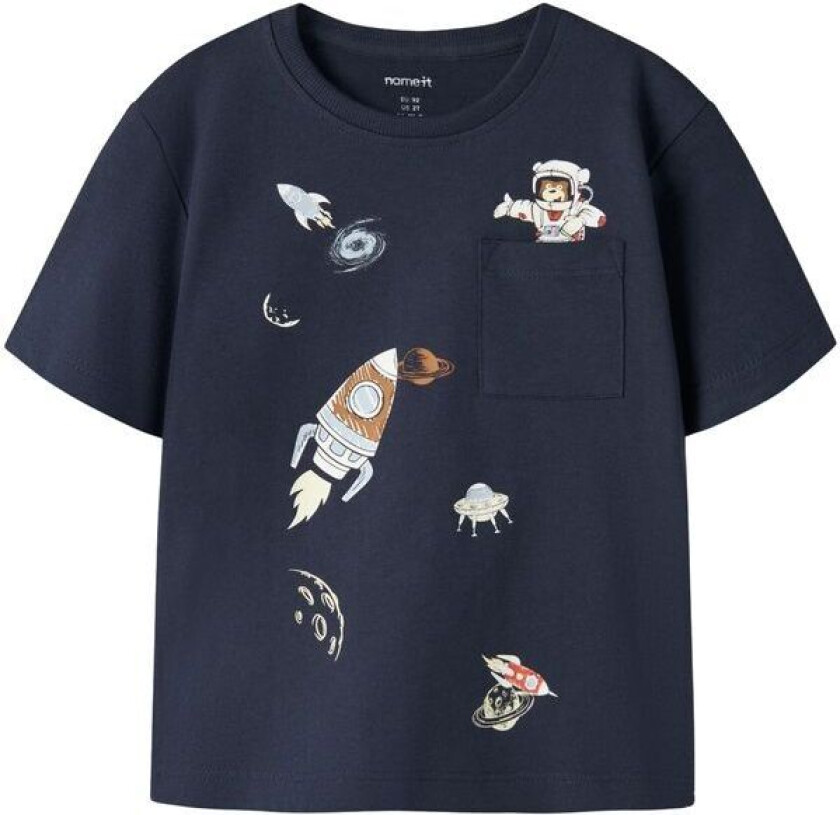 Name It Nmmvilian t-skjorte til småbarn, Navy Blazer