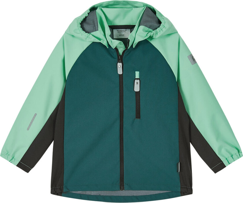 Skalljakke - Temppu - Dark Teal - - 3 år (98) - Vinterjakke