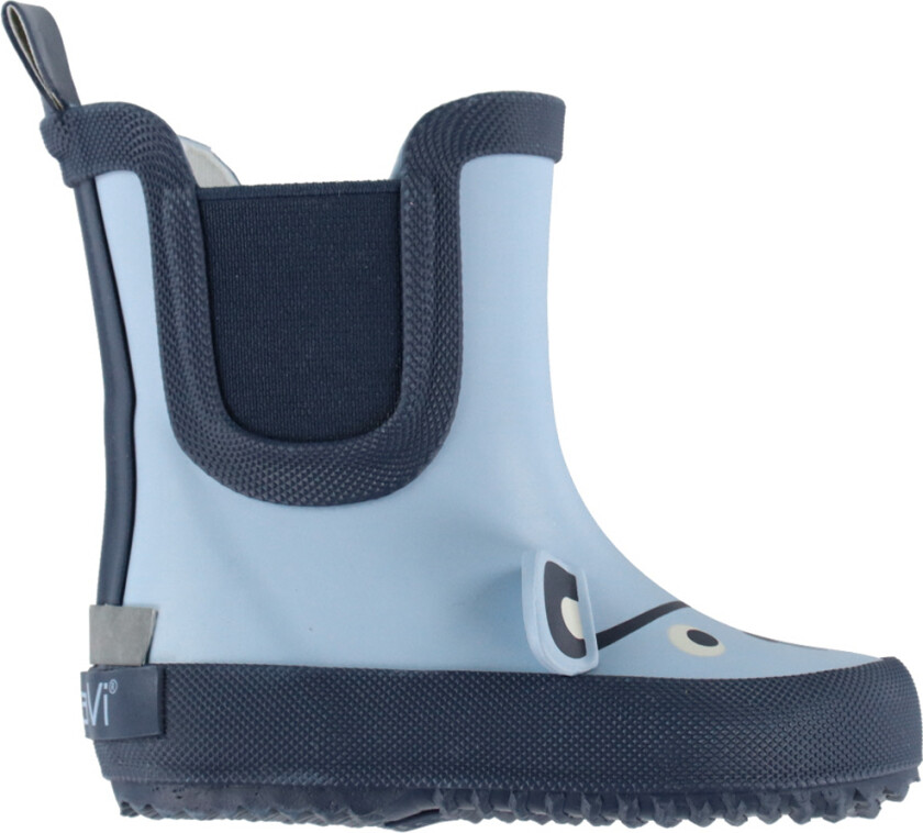 Gummistøvler - Kort - Pirate Face 3D - Blue Tåke - - 19 - Gummistøvler
