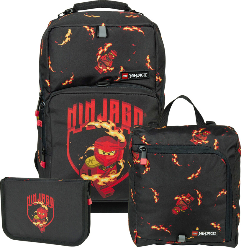 LEGO® Ninjago Skolesekk Sett - Optimo - Kai - 20,5 L - Svart - LEGO® Tasker - OneSize - Skolesekk