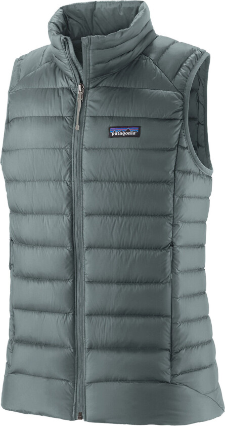 Down Sweater Vest Dame Nouveau Green S