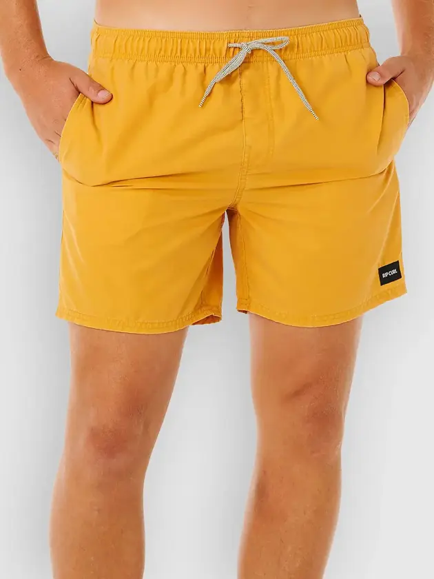 Offset Washed Volley Boardshorts gul