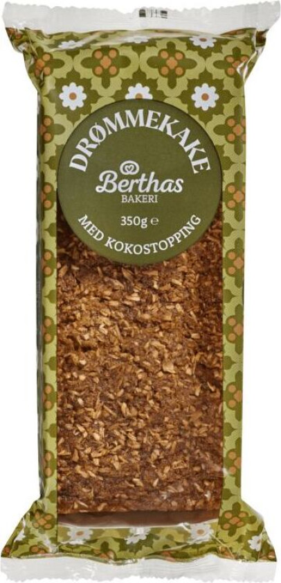 Drømmekake Vaniljekake med en karamellisert kokosblanding som topping. laget etter klassisk Dansk resept.