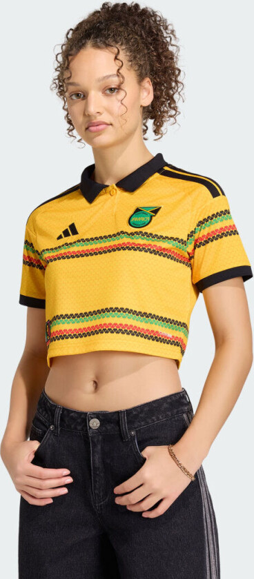 Jamaica 26 x Bob Marley Home Cropped Jersey, størrelse Large